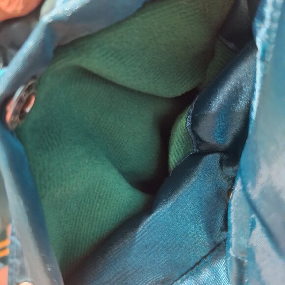 Green Bay Packer's 90s Vintage Fur Trim Hooded Jacket - Picture 9 of 16